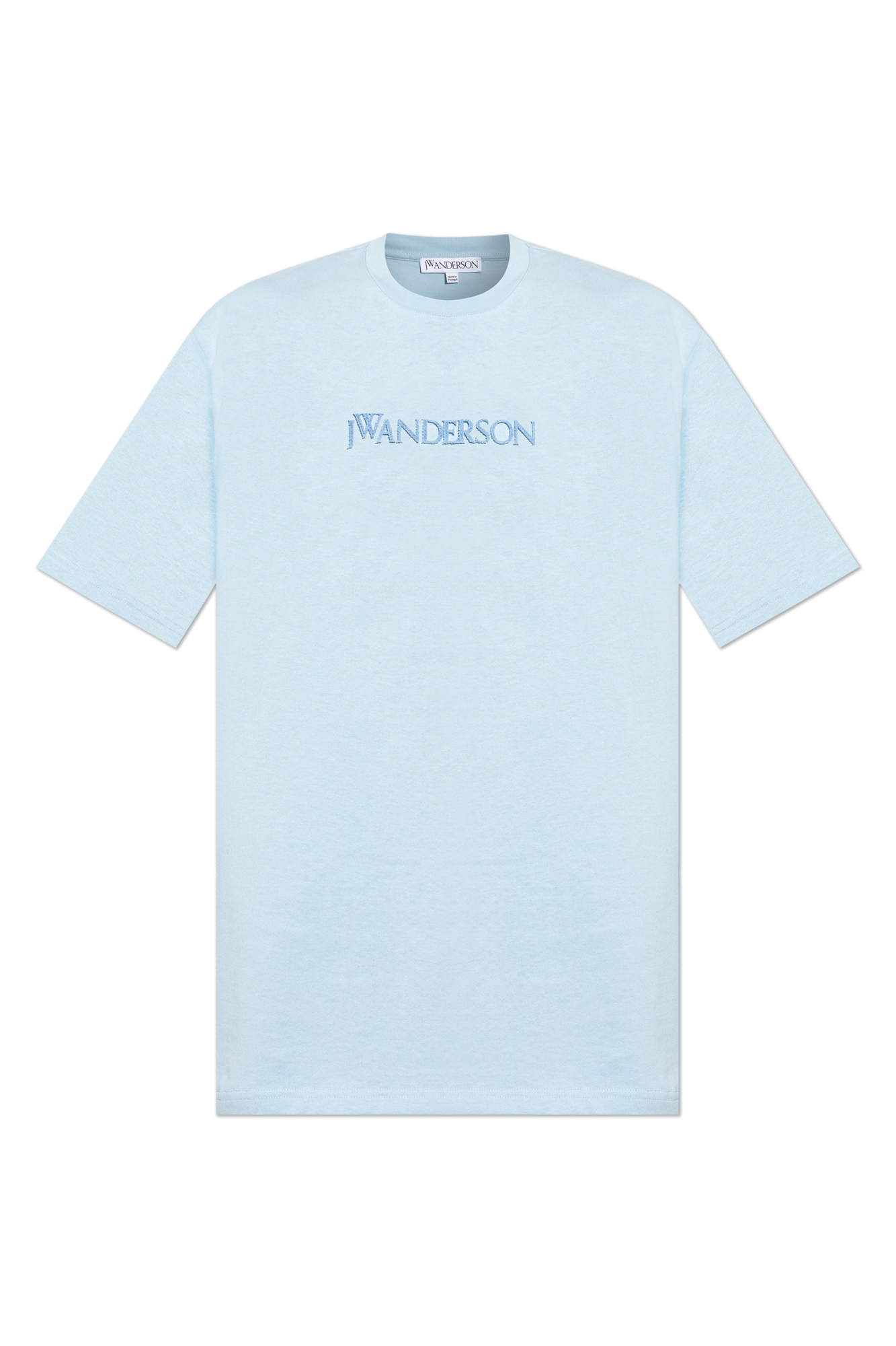 Tシャツ・カットソー JW ANDERSON Men T-shirt Blue JT0258PG1510 806 jw anderson t-shirt manlogo embroidery t-shirt